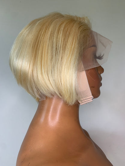 The Celeste Soft Blonde Bob Wig 13x4 Lace Frontal Human Hair Wig