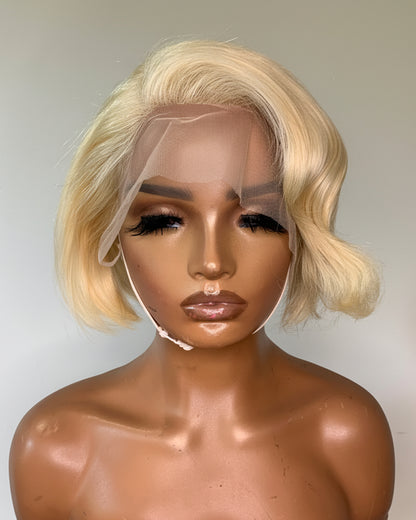 The Celeste Soft Blonde Bob Wig 13x4 Lace Frontal Human Hair Wig