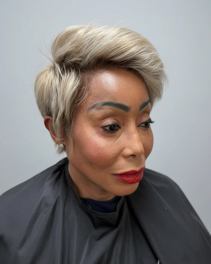 The Monaco Custom Blonde Full Lace Classic Pixie Wig