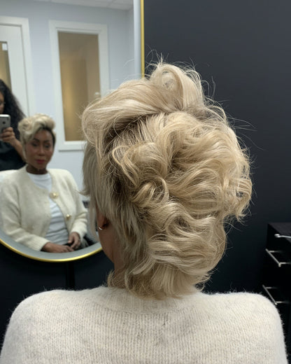 The Jayda Full Lace Curly Mohawk Pixie Wig in Virgin Hair